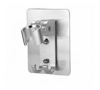 Support Pommeau Douche, Accroche Douchette Orientable Support Mural Fixation Douche Adhesif(silver).. Label
