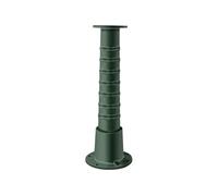 Support Pompe à Eau à Main Fonte Puits Jardin Extérieur 22,86x22,86x66 cm
