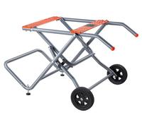 Support portable pour scie circulaire - Capacité de charge : 158 kg - Acier au carbone, couleur gris