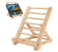 Support portable pour tablette, trou de charge, support de lecture, support | Support de lecture en bois pour livre de cuisine / écran / liseuses / smartphones / livres / livres de cuisine / appareil