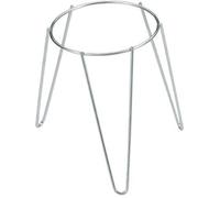 Sauvic 03070 Support pour Pot de Fleurs avec Pieds Zingué Acier 20 cm Argent