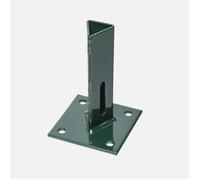 Support poteau fer forme T WERKA PRO vert