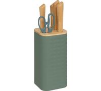 Support pour 4 couteaux et ciseaux SENSIA, 6 pièces, beige