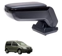 Support pour accoudoir compatible avec les modèles VW Caddy de 2004 à 2020, avec compartiment de rangement