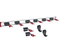 Support pour appareil, noir/rouge, fixation murale avec crochet et support