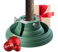 Support pour Arbre de Noël KADAX avec réservoir d'eau, Support pour Arbre de Noël Stable en Plastique Robuste pour Arbres pour Moderne (Hauteur de l'arbre jusqu'à 2,5 m)