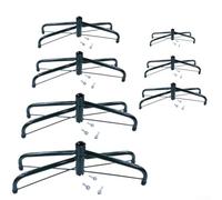 Support pour arbre Noël Pliable Métal 4-6 Pieds Stable Support(C) | Compatible 4-6 pieds, mât <1.25 pouce, poids max 13.2 livres, installation rapide en 3 étapes