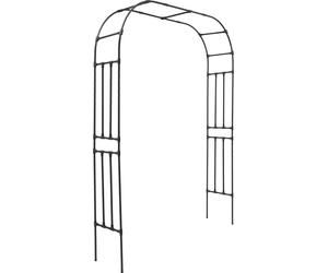 Support pour arceaux végétaux Noir Métal Arceau Jardin