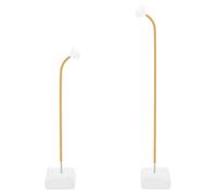 Support pour arche à ballons - Kit demi-arche - Socle, réglable de 1,5 à 2,5 m, aluminium, plastique et fer, sac à eau de 7 kg - Or