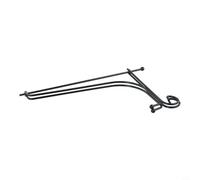 Support pour assiette en fer noir de 10,2 cm pour petit écran (10,4 cm) | Taille compacte de 10,2 cm, convient aux articles de 9,9 à 13 cm, construction en fer robuste, finition noire mate