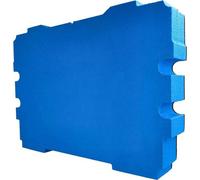 Support pour bagages résistant aux chocs - Mousse rigide turquoise - Balance - 61 mm - Mousse élastique