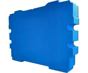 Support pour bagages résistant aux chocs - Mousse rigide turquoise - Balance - 61 mm - Mousse élastique