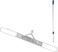 Support pour balai à franges ProClean grand format avec manche télescopique Ergonomique et ajustable Aluminium