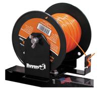 Support pour bobines de fil à trimmer, en acier, pour bobines de 1,4 kg, de couleur noire