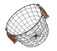 Support pour bois de pour cheminée Fer pour robuste Grand Modèle(Black) | Design rond élégant, poignées intégrées, pour idéal salon terrasse, finition noire mate, style ferme