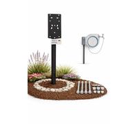 Support pour boîte à tuyau et tambour à tuyau - en position libre et stable - compatible avec Gardena®, Amazon Basic® et plus - pas de fixation murale nécessaire