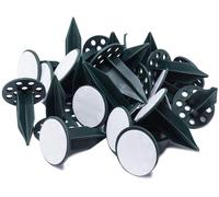 Support pour bougies avec pastille adhésive, diamètre 7,5 cm, lot de 25, pour utilisation avec de la mousse expansive