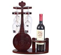 Support pour bouteille de vin en forme de guitare, idéal pour ranger vos bouteilles avec élégance