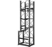 Support pour bouteilles de réfrigérant, avec 1 bouteille de 50 lb, 2 bouteilles de 30 lb et 3 autres petites bouteilles, support pour bouteilles cylindriques 15,55 x 12,99 x 49,8 pouces, support et fi