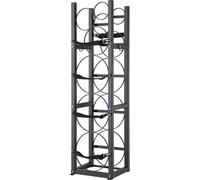 Support pour bouteilles de réfrigérant, avec 3 bouteilles de 30 lb et 3 autres petites bouteilles, support pour bouteilles cylindriques 12,79 x 12,99 x 47,12 pouces, support et fixations pour bouteill