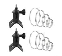 Support pour caméra 2 Packs Réglable pour EufyCam pour arlo Support | Rotation 360 degrés, inclinaison 90 degrés, verrouillage angle pour robuste, positionnement flexible précis