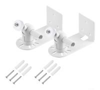 Support pour caméra Sécurité Acier 2pcs Rotation 360° Support