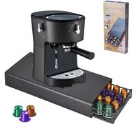 Support pour capsules non Nespresso avec 40 emplacements - Accoudoirs antidérapants - Finition brillante - Caisses grillagées