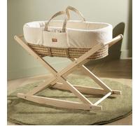 Sauthon - Support pour couffin bébé en bois de pin naturel - Basculant ou fixe - Marron