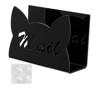 Support pour courrier - Porte-enveloppes, trieur de cartes postales en acrylique transparent pour comptoir, table, maison, studio, école