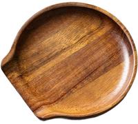 Support pour couverts en bois d'acacia, lot de 3, idéal pour organiser votre cuisine. Fabriqué en bois d'acacia massif, un matériau durable et résistant, avec une finition naturelle et une teinte brun