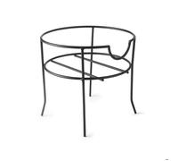 Lacor - 61955 - Support de carafe d’eau, Support de distributeur de boissons, Support de pichet avec réf. 61951, Nettoyage facile, Fil d’acier, résistant et durable, 19,5 x 18,5 cm, noir mat
