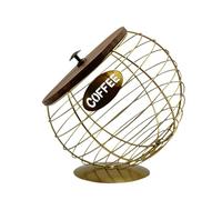 Support pour dosettes de café - Boîte de rangement de grande capacité avec couvercle, station de rangement pour dosettes de café, accessoire de comptoir de cuisine pratique | Présentoir à thé pour