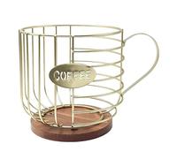 Support pour dosettes de café - Support de rangement pour crème à café de 15,5 cm, présentoir en forme de tasse | Panier de rangement pour capsules et tasses de comptoir