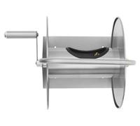 Support pour enrouleur de tuyau, modèle mural, construction en acier durable, couleur argent