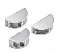 Support pour étagère Verre Acier Or Réglable 8-10mm Support pour | Acier 304 massif, finition dorée, réglable 8-10mm, pour idéal pour étagère verre, design moderne(Suit 5-12mm)