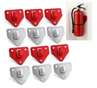 Support pour extincteur, lot de 12, fixation murale, en fer, de forme triangulaire