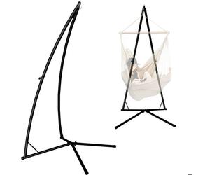 Support pour fauteuil suspendu - AMANKA - 215cm - Noir - Métal - Poids max 120kg
