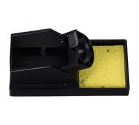 Support pour Fer à Souder avec Éponge, Station Réglable pour pyrogravure | Base Métallique Stable et Résistante à Chaleur, Nettoyage Intégré, Transport Pratique pour Outils de Gravure sur Bois
