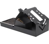 Support pour fer à souder électrique - Support multifonctionnel en métal avec porte-poignée pour fer à souder - Avec fonction de rangement - Avec poignée stable