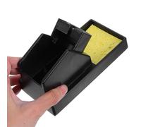 Support pour Fer à Souder, Station de Pyrogravure avec Éponge intégrée | Base Robuste en Aluminium, Emplacement Résistant à Chaleur, Porte-Outil Réglable pour Atelier D’Électronique