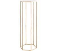 Support pour fleurs de mariage, 10 pièces, support pour fleurs en forme de colonne de 80 cm, supports pour fleurs avec revêtement en acrylique, présentoir hexagonal pour fleurs pour mariage, fête, ann