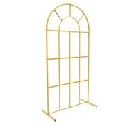 Support pour fleurs pour mariages - Arche - Autoportant - Démontable - Fer - 100 × 50 × 200 cm - Design moderne - Couleur or