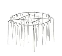 Support Pour Friteuse À Air - Brochettes Verticales Pour Barbecue | Support À Kebab Rond À 360 °, 24 Brochettes De Friteuse À Air De Cuisson Uniforme, Outils De Barbecue De Four En Acier Inoxydable Po