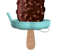 Support pour gaufres - En silicone - Protection anti-goutte - Réutilisable pour les journées chaudes d' - Pour les desserts faits maison - Pour