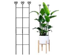 Support pour grimpantes - Tige en métal réglable - 82,8 cm - Pour grimpantes - Pour grimpantes, lierre, clématites, philodendron, balcon, jardin, terrasse