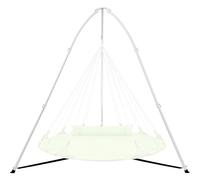 Support pour hamac à Trois Pieds Polyvalent et Robuste pour Usage intérieur et extérieur, avec Conception Triangulaire réglable en Hauteur, capacité de 150 kg, Assemblage Facile, Support Seul - Blanc