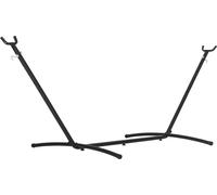 Support pour hamac Fortuna Lai Support métallique avec crochets 280 x 120 x 110 cm jusqu'à 120 kg pour le jardin et la plage