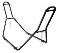 Support pour hamac NP11726, dimensions 276 x 97 x 122 cm, capacité de charge 200 kg, couleur noire - N