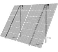 Support pour installation de panneaux solaires sur balcon, support solaire de 92 à 120 cm pour toits plats, structure autoportante pour modules solaires, support réglable pour panneaux photovoltaïques