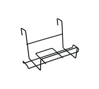 Sauvic 03240 Support Balcon pour Jardinières Acier Plastifié Noir 40 x 18 x 23 cm